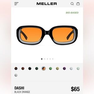 Meller Dashi Orange Lens Glasses